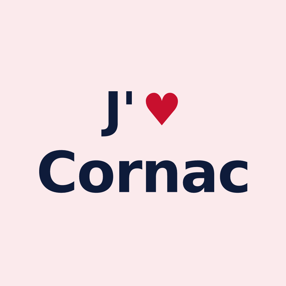 Magnet personnalisé Cornac — design J'aime Cornac