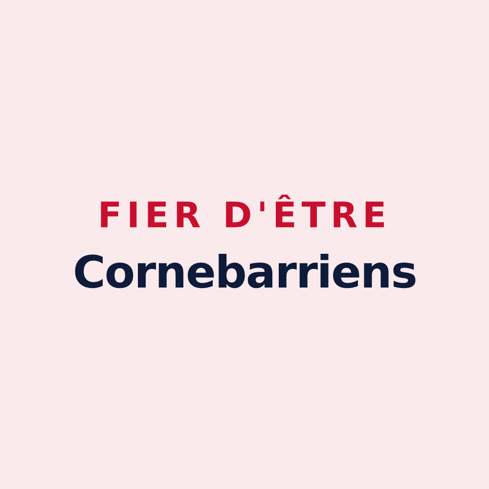 Magnet « Fier d'être Cornebarriens » — design pour Cornebarrieu