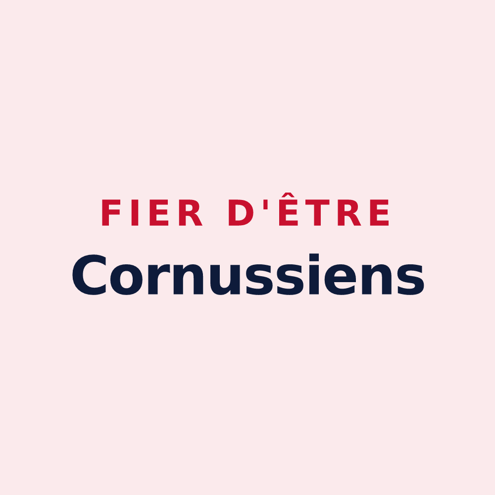 Magnet « Fier d'être Cornussiens » — design pour Cornusse