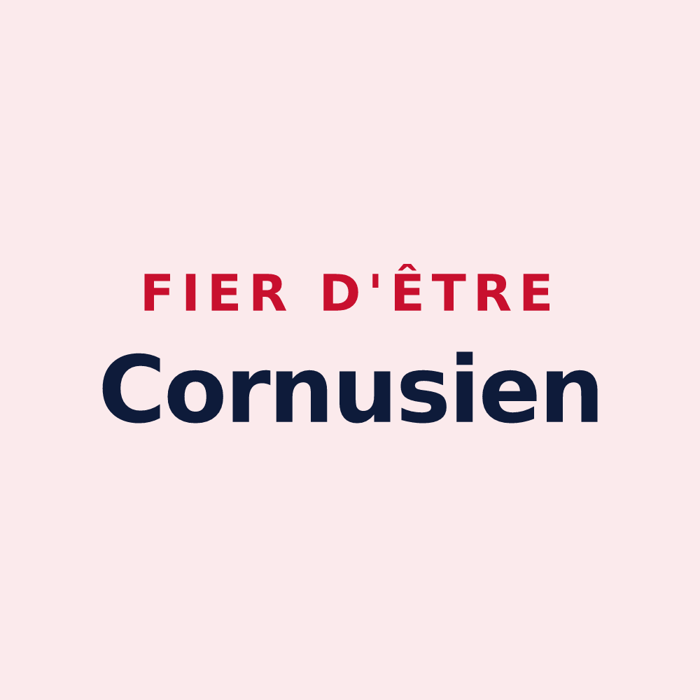 Magnet « Fier d'être Cornusien » — design pour Corps-Nuds