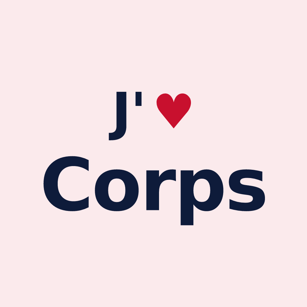 Magnet personnalisé Corps — design J'aime Corps