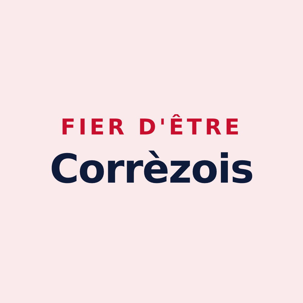 Magnet « Fier d'être Corrèzois » — design pour Corrèze