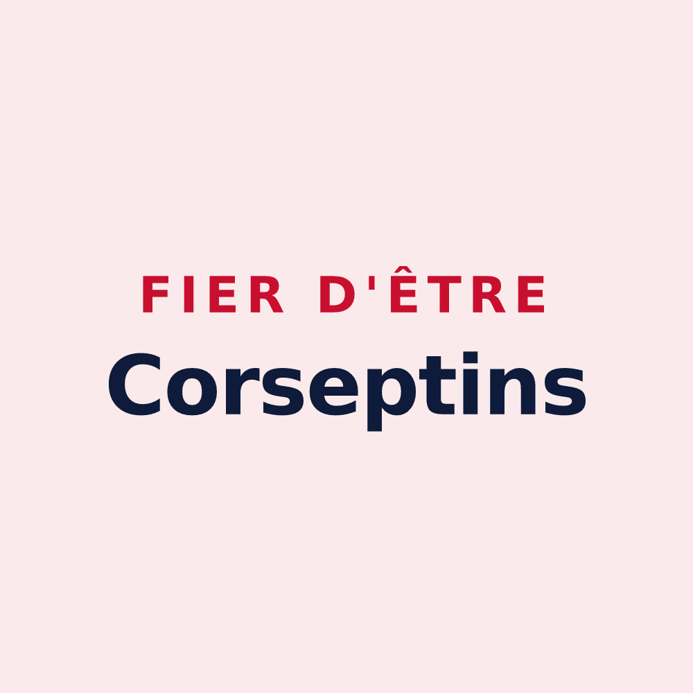 Magnet « Fier d'être Corseptins » — design pour Corsept