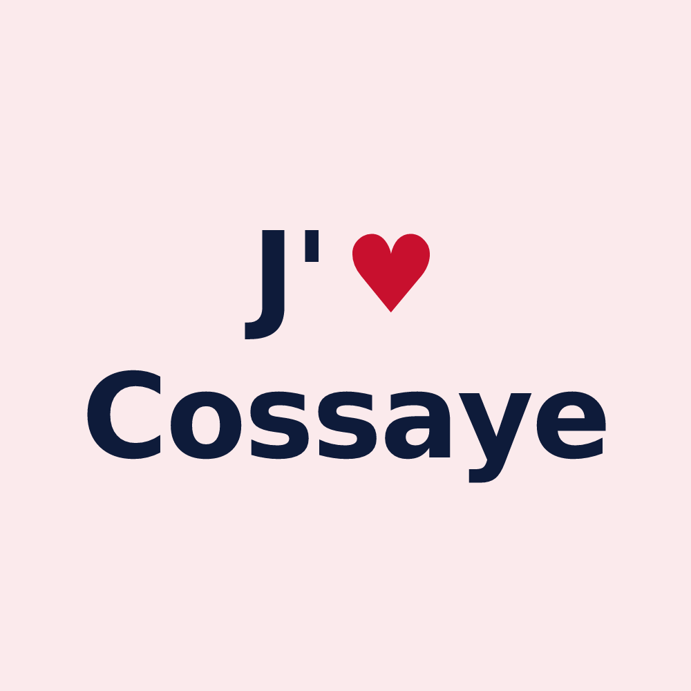 Magnet personnalisé Cossaye — design J'aime Cossaye