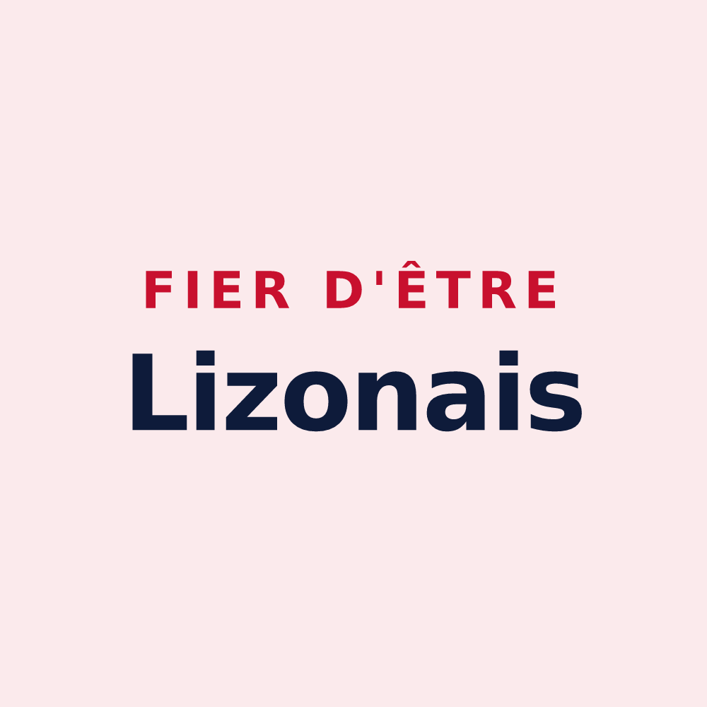 Magnet « Fier d'être Lizonais » — design pour Coteaux du Lizon