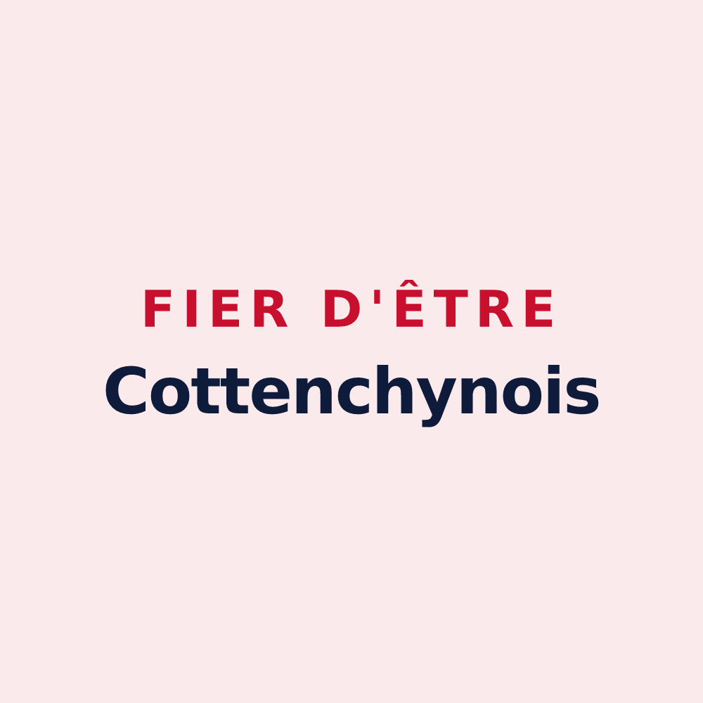 Magnet « Fier d'être Cottenchynois » — design pour Cottenchy