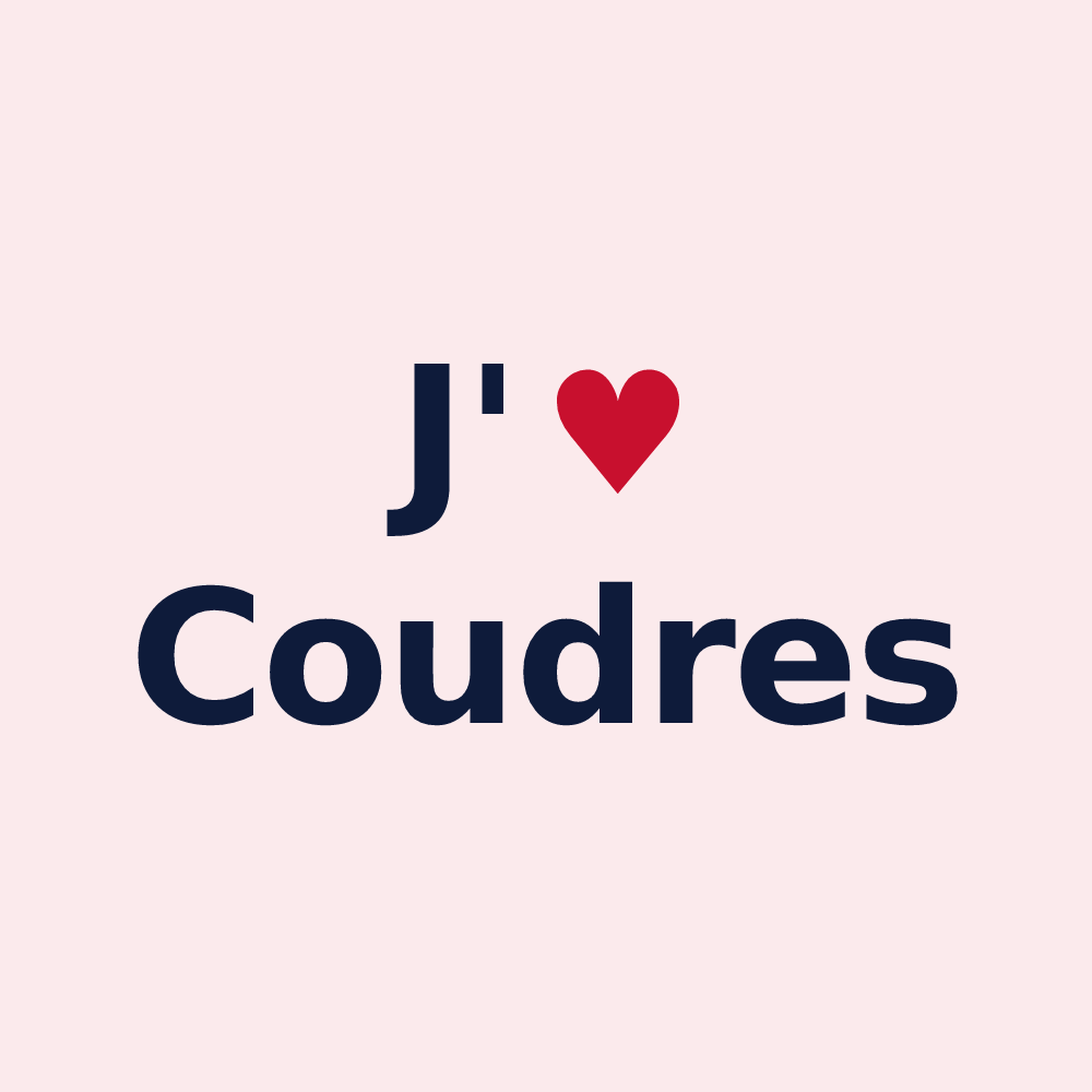 Magnet personnalisé Coudres — design J'aime Coudres