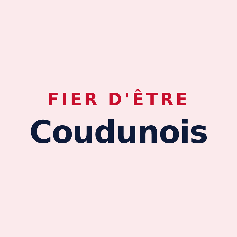 Magnet « Fier d'être Coudunois » — design pour Coudun