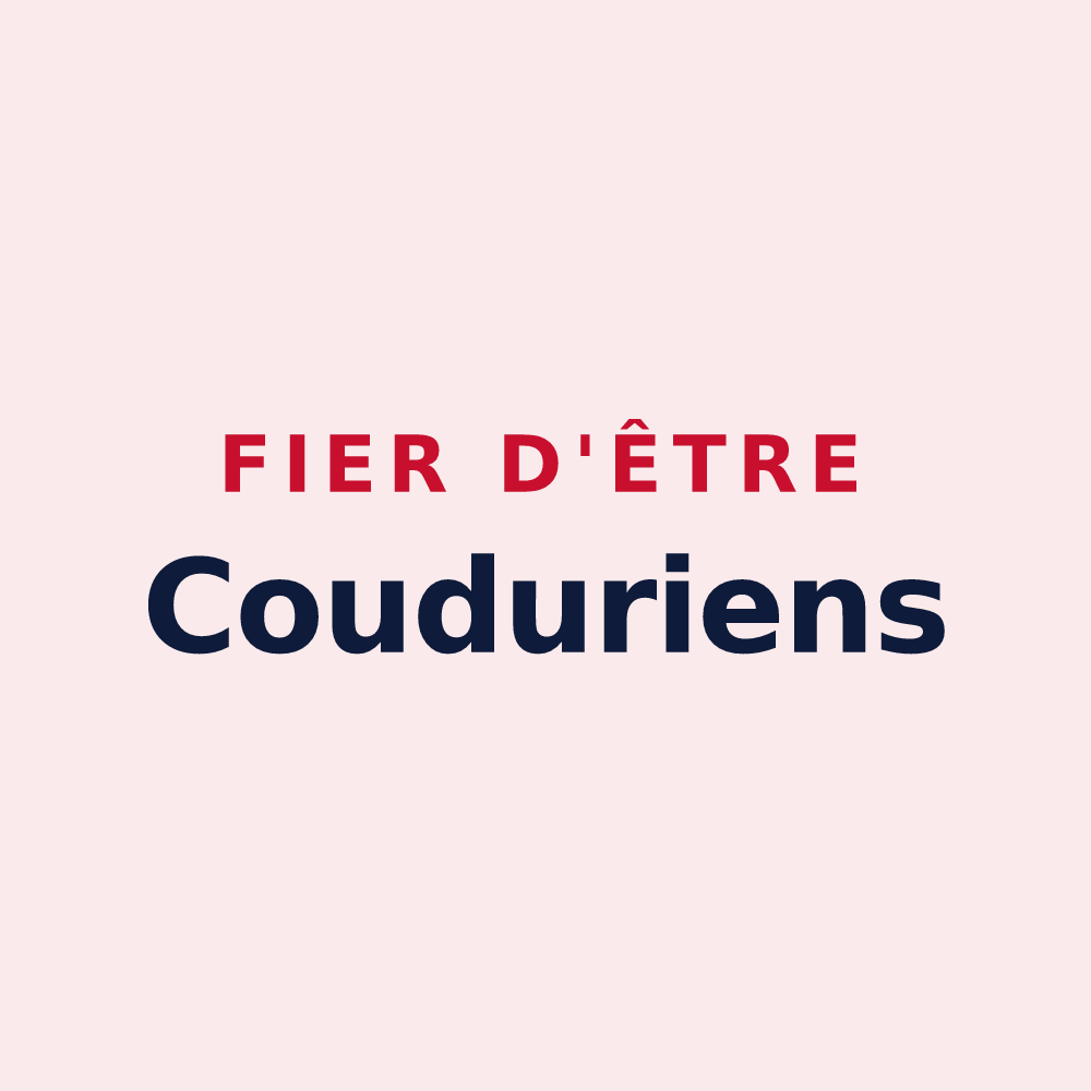 Magnet « Fier d'être Couduriens » — design pour Coudures