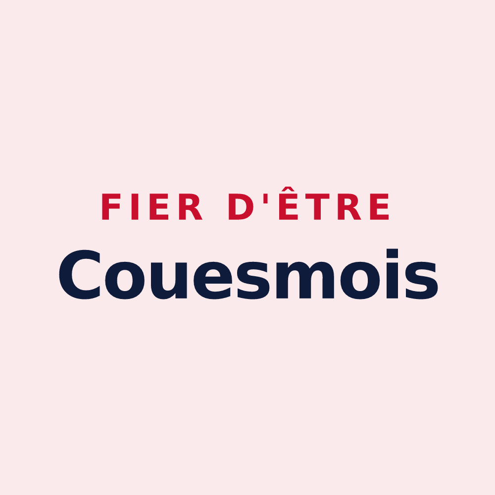 Magnet « Fier d'être Couesmois » — design pour Couesmes