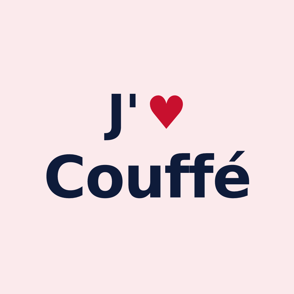 Magnet personnalisé Couffé — design J'aime Couffé