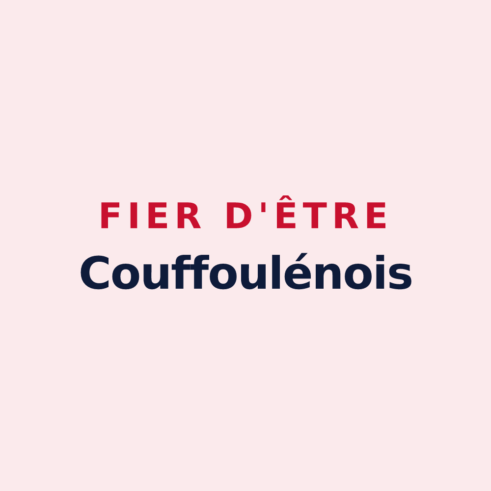 Magnet « Fier d'être Couffoulénois » — design pour Couffoulens
