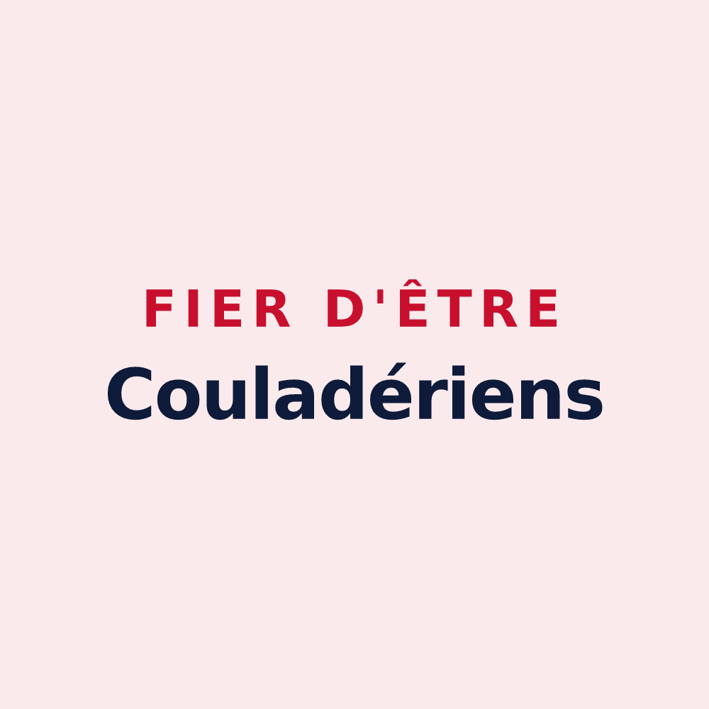 Magnet « Fier d'être Couladériens » — design pour Couladère