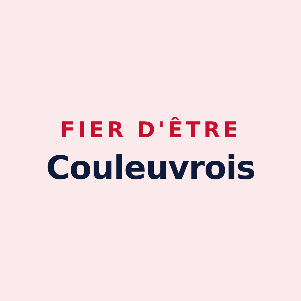 Magnet « Fier d'être Couleuvrois » — design pour Couleuvre