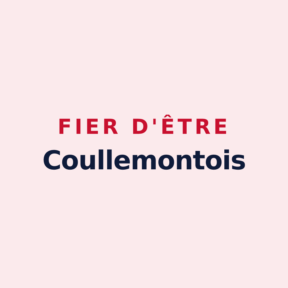 Magnet « Fier d'être Coullemontois » — design pour Coullemont