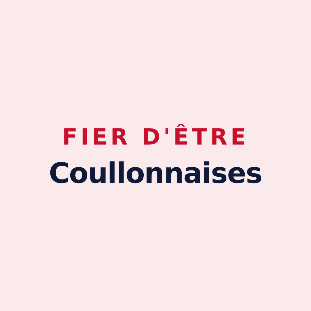 Magnet « Fier d'être Coullonnaises » — design pour Coullons