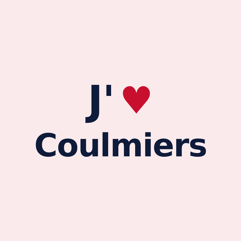 Magnet personnalisé Coulmiers — design J'aime Coulmiers