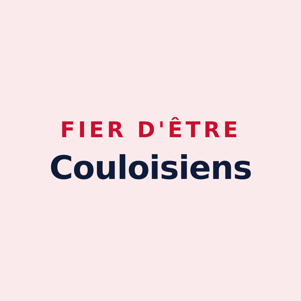 Magnet « Fier d'être Couloisiens » — design pour Couloisy