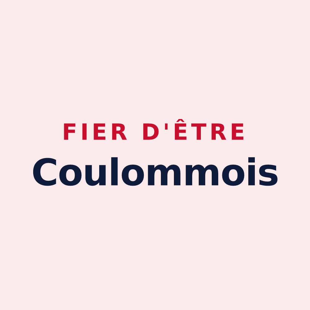 Magnet « Fier d'être Coulommois » — design pour Coulommes