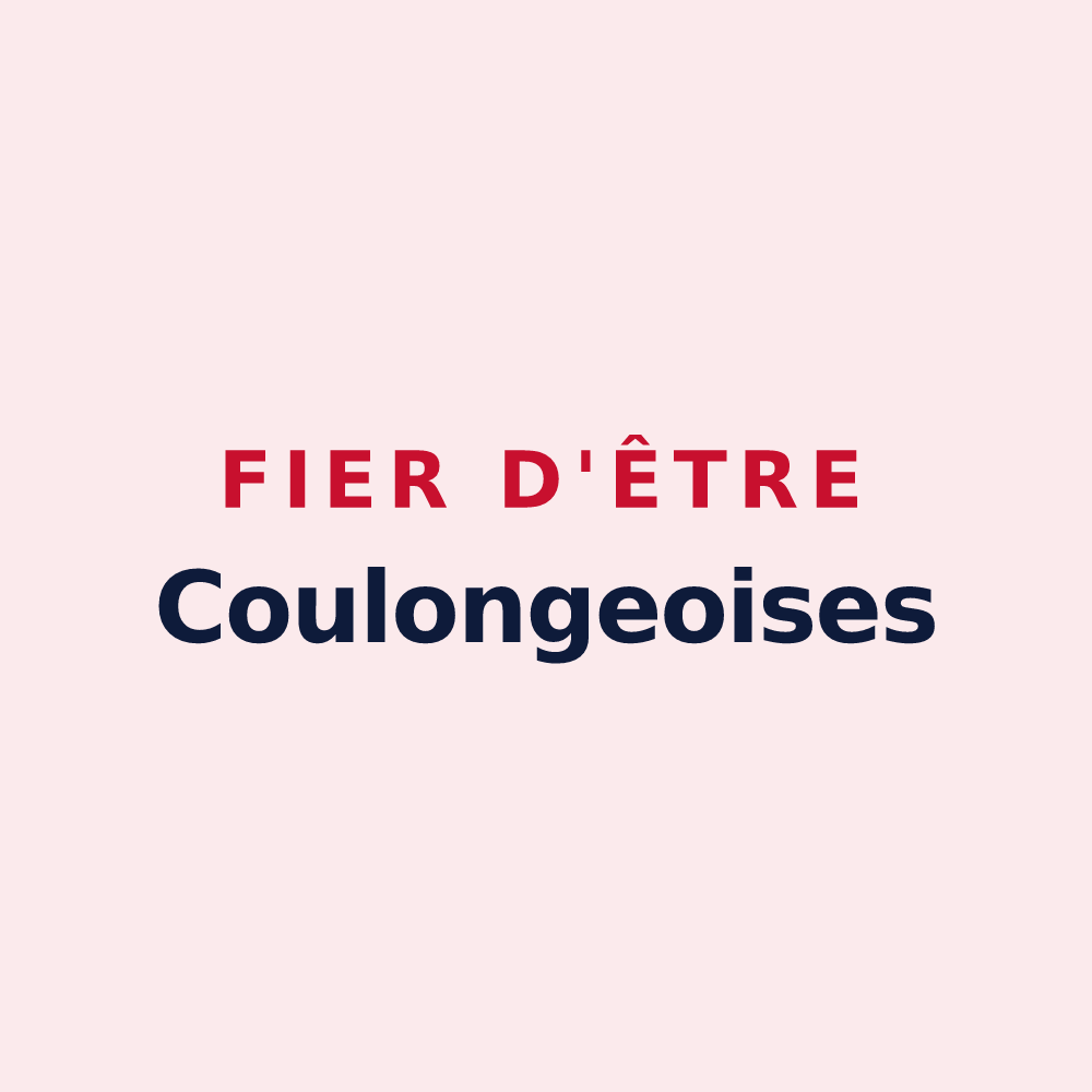 Magnet « Fier d'être Coulongeoises » — design pour Coulonges-sur-l'Autize