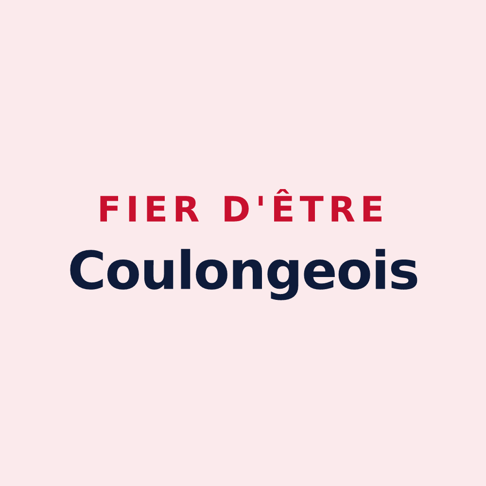 Magnet « Fier d'être Coulongeois » — design pour Coulonges-Thouarsais