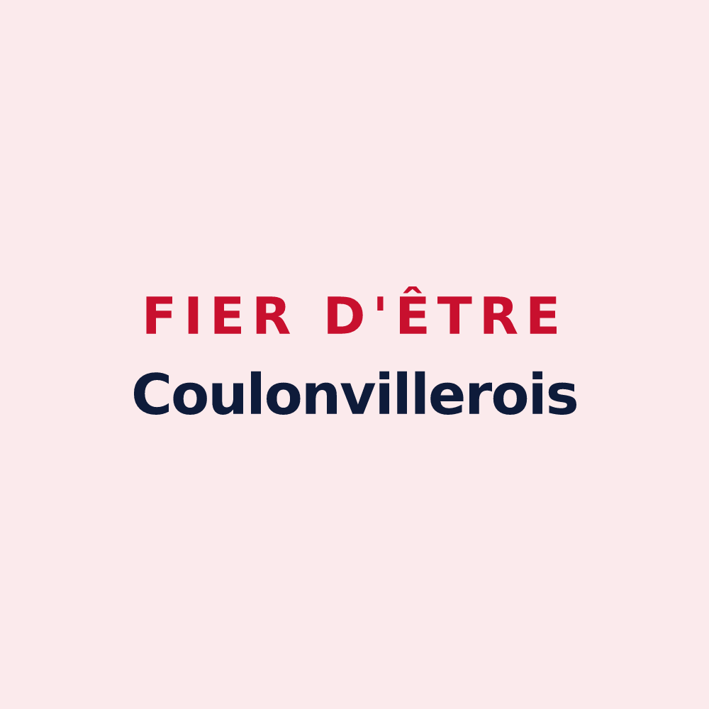 Magnet « Fier d'être Coulonvillerois » — design pour Coulonvillers