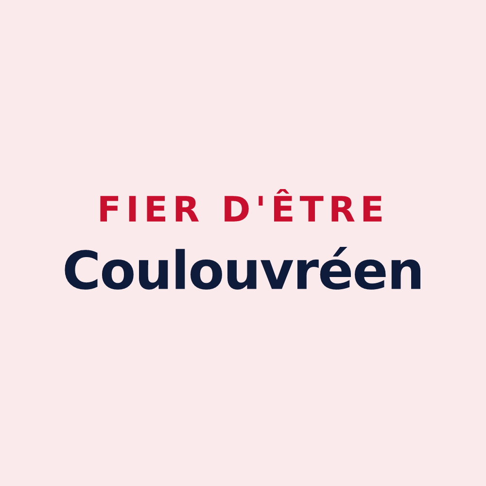 Magnet « Fier d'être Coulouvréen » — design pour Coulouvray-Boisbenâtre
