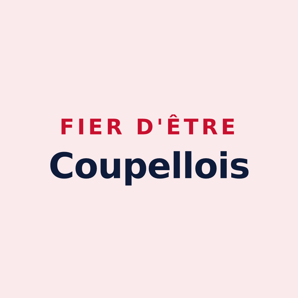 Magnet « Fier d'être Coupellois » — design pour Coupelle-Vieille
