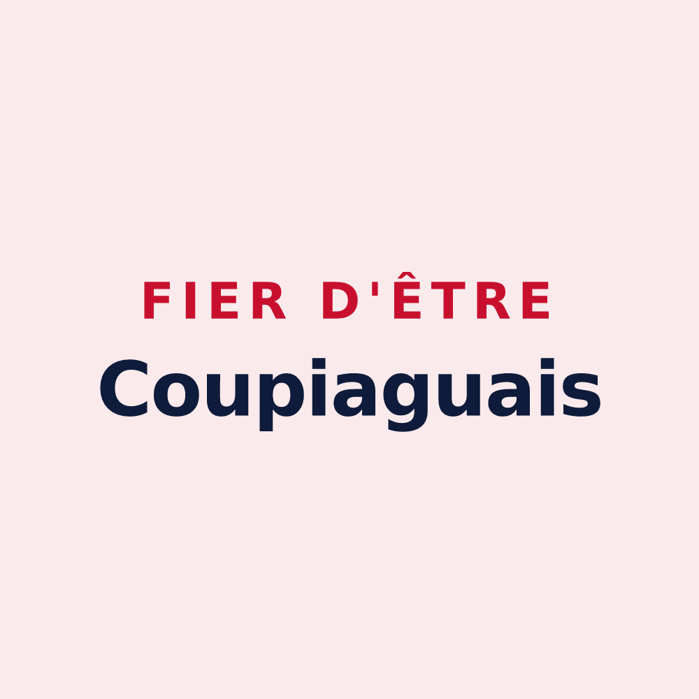 Magnet « Fier d'être Coupiaguais » — design pour Coupiac