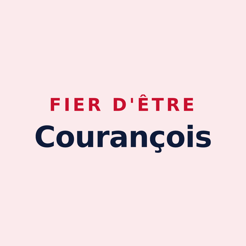 Magnet « Fier d'être Courançois » — design pour Courances