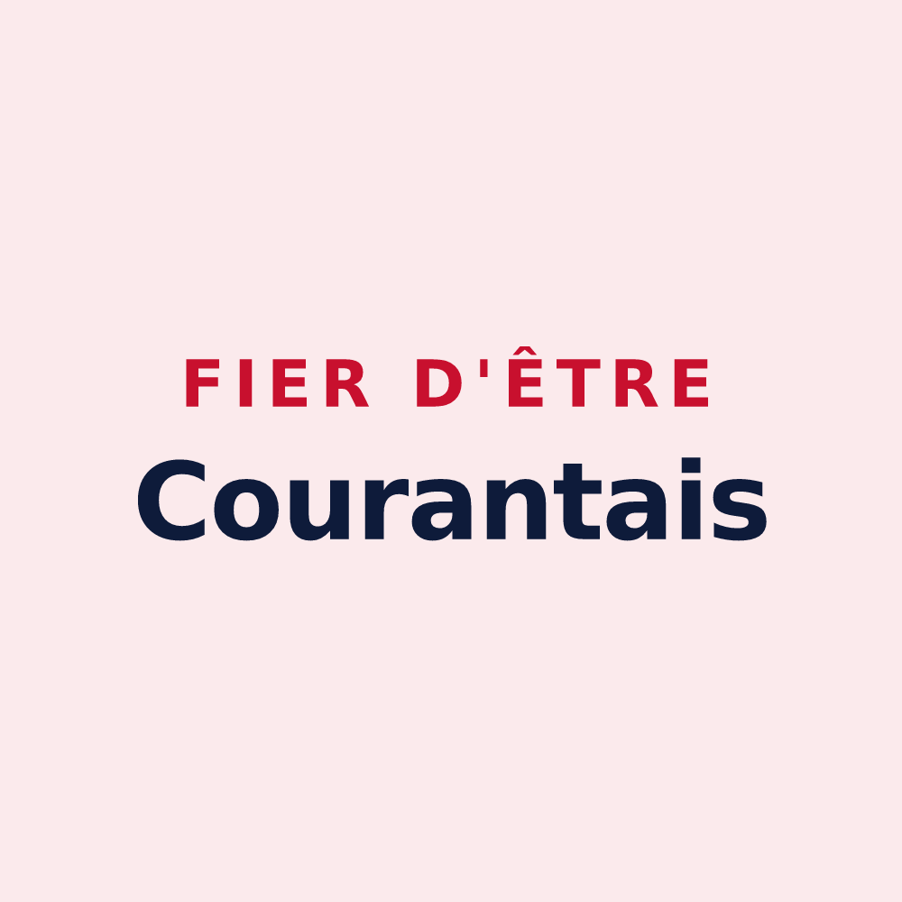 Magnet « Fier d'être Courantais » — design pour Courant