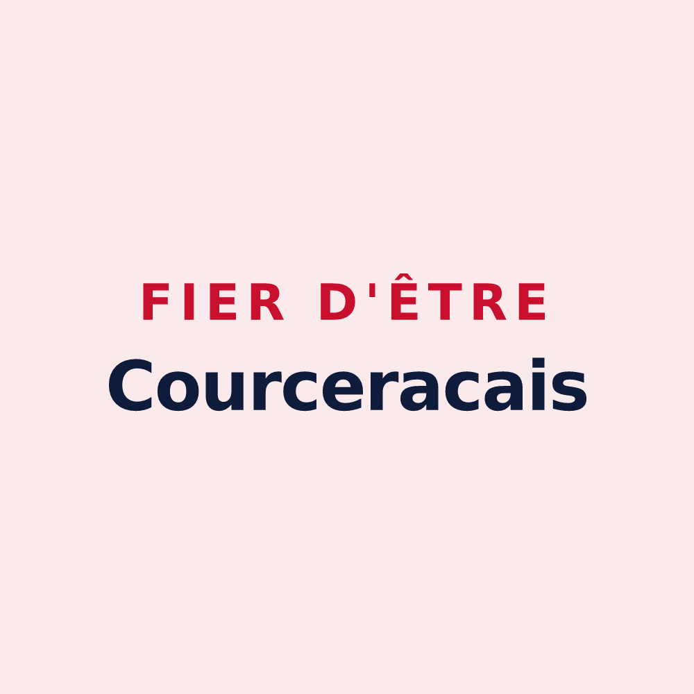 Magnet « Fier d'être Courceracais » — design pour Courcerac