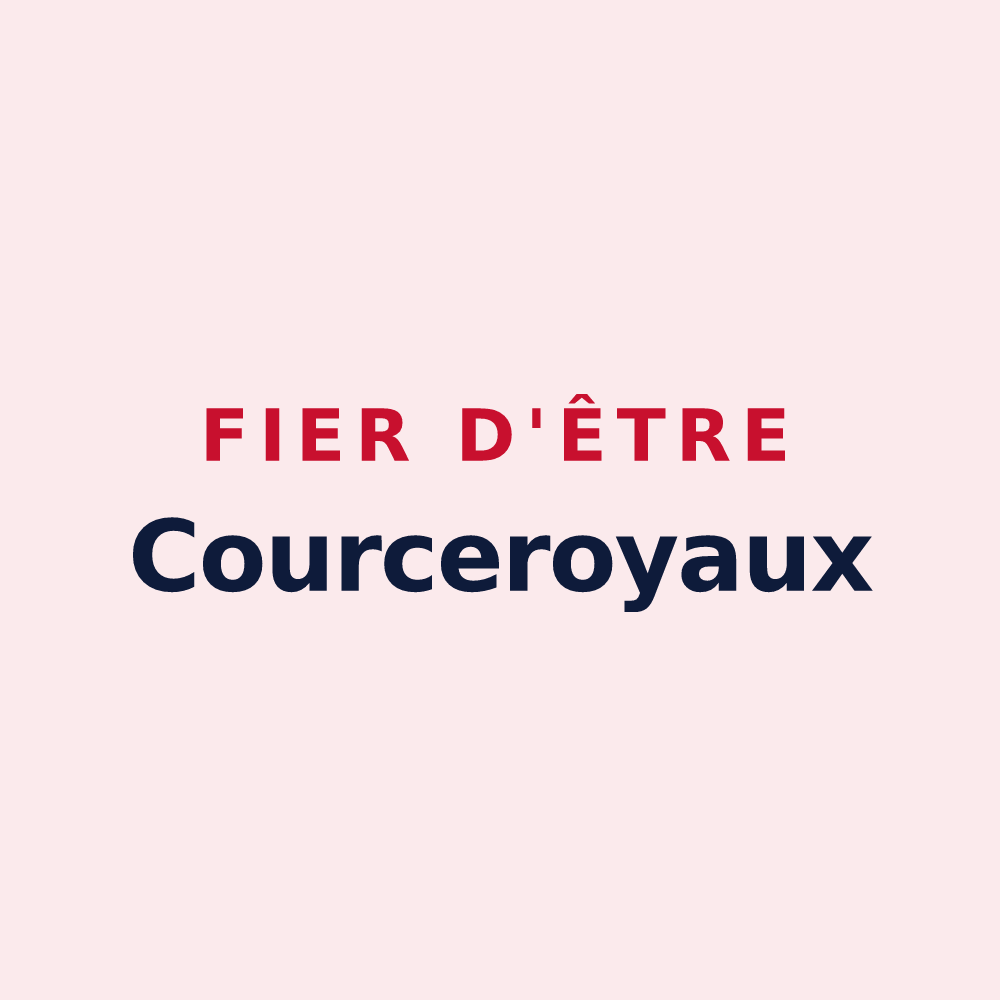 Magnet « Fier d'être Courceroyaux » — design pour Courceroy
