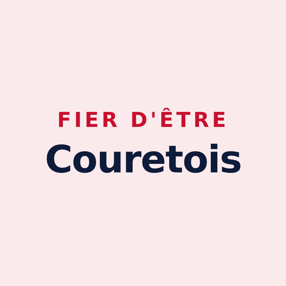 Magnet « Fier d'être Couretois » — design pour Couret