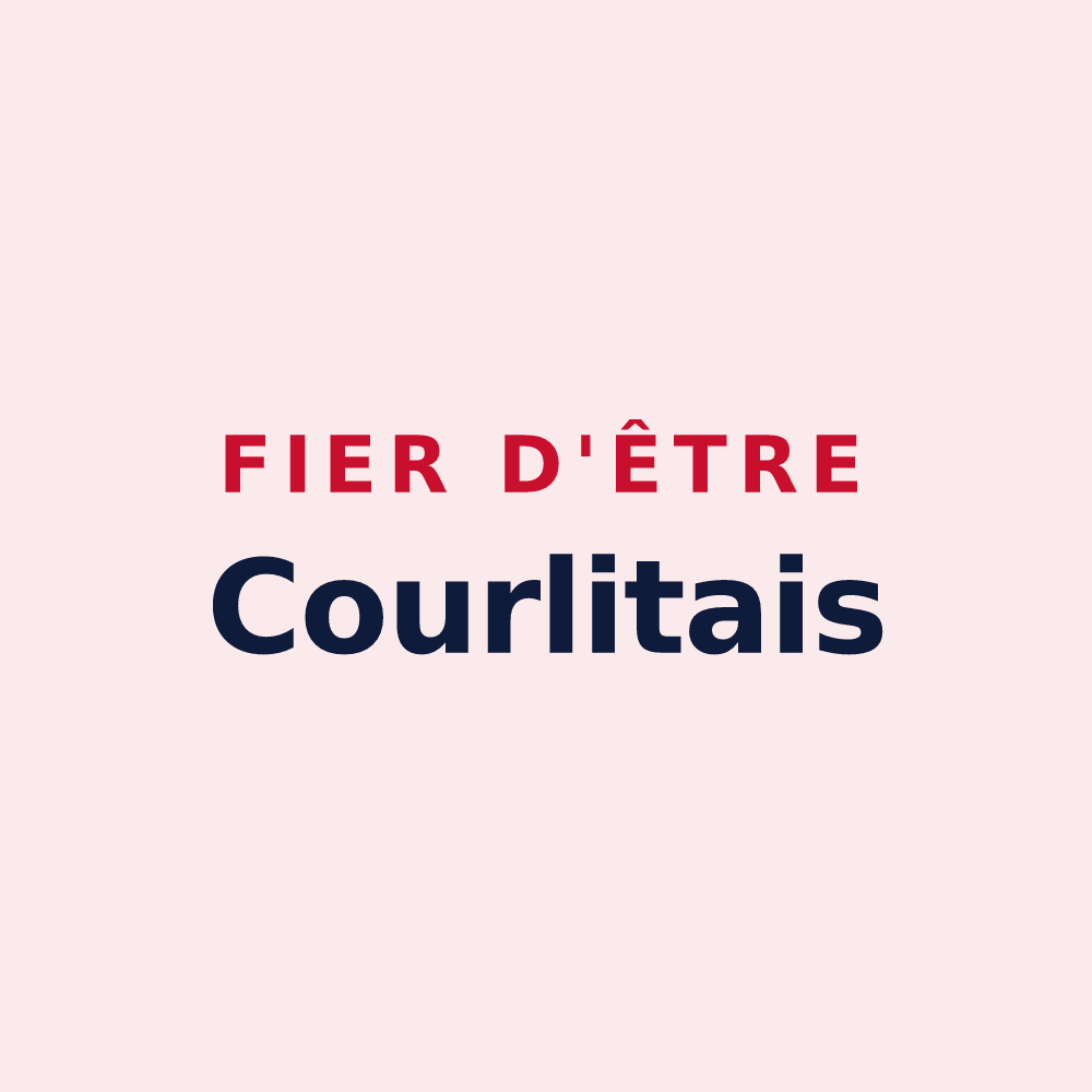 Magnet « Fier d'être Courlitais » — design pour Courlay