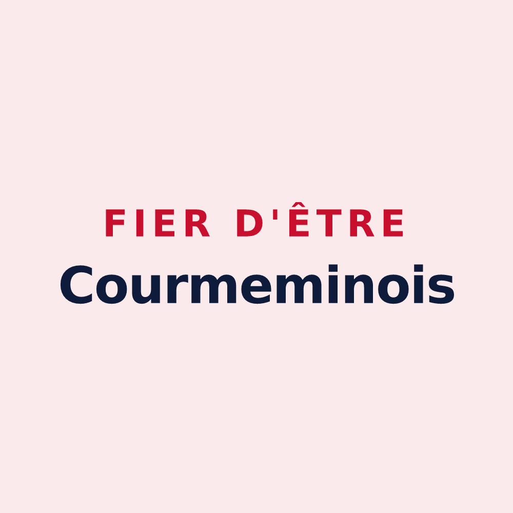 Magnet « Fier d'être Courmeminois » — design pour Courmemin