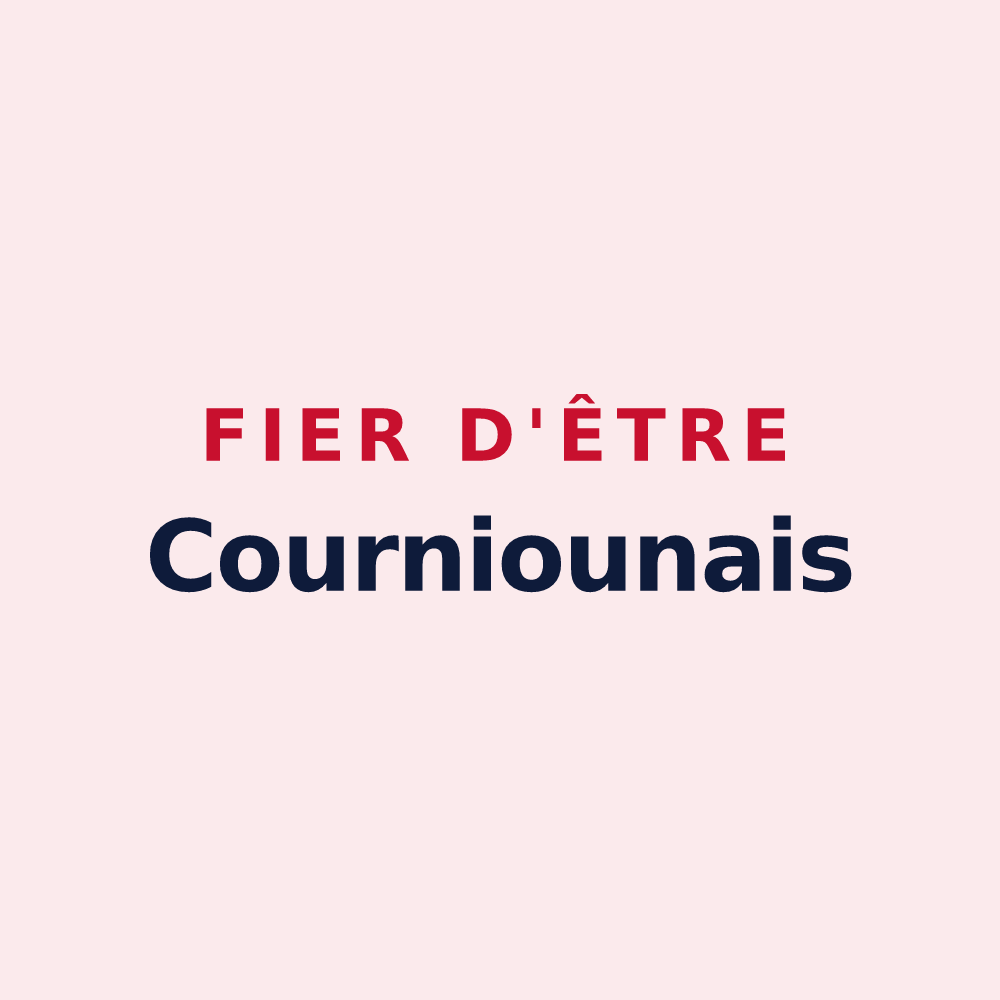 Magnet « Fier d'être Courniounais » — design pour Courniou