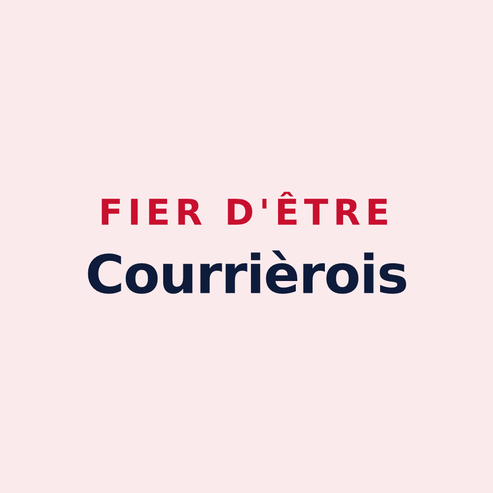 Magnet « Fier d'être Courrièrois » — design pour Courrières