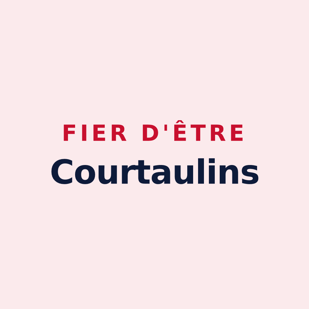 Magnet « Fier d'être Courtaulins » — design pour Courtauly