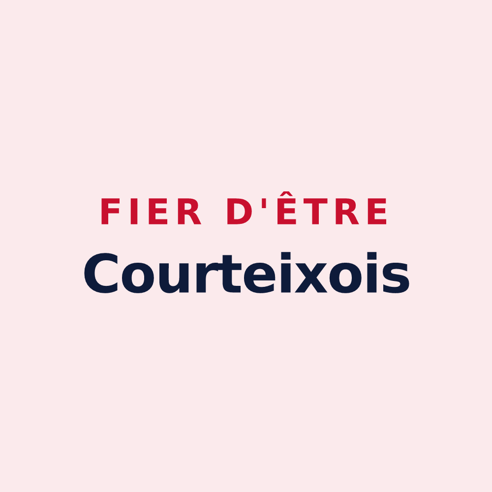 Magnet « Fier d'être Courteixois » — design pour Courteix