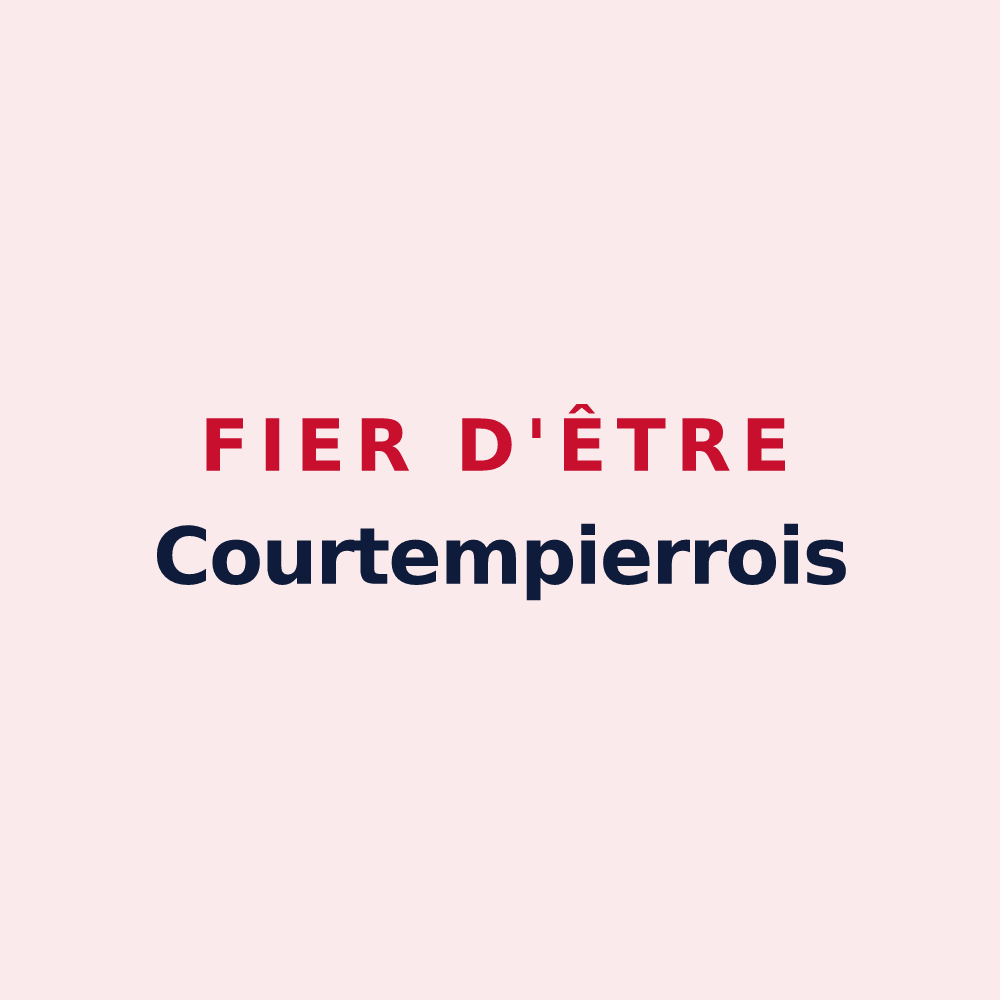 Magnet « Fier d'être Courtempierrois » — design pour Courtempierre