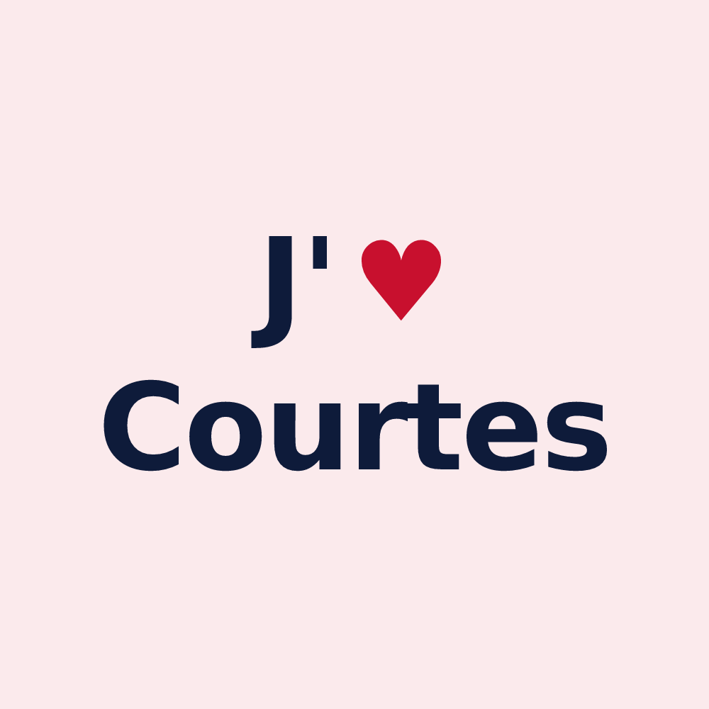 Magnet personnalisé Courtes — design J'aime Courtes