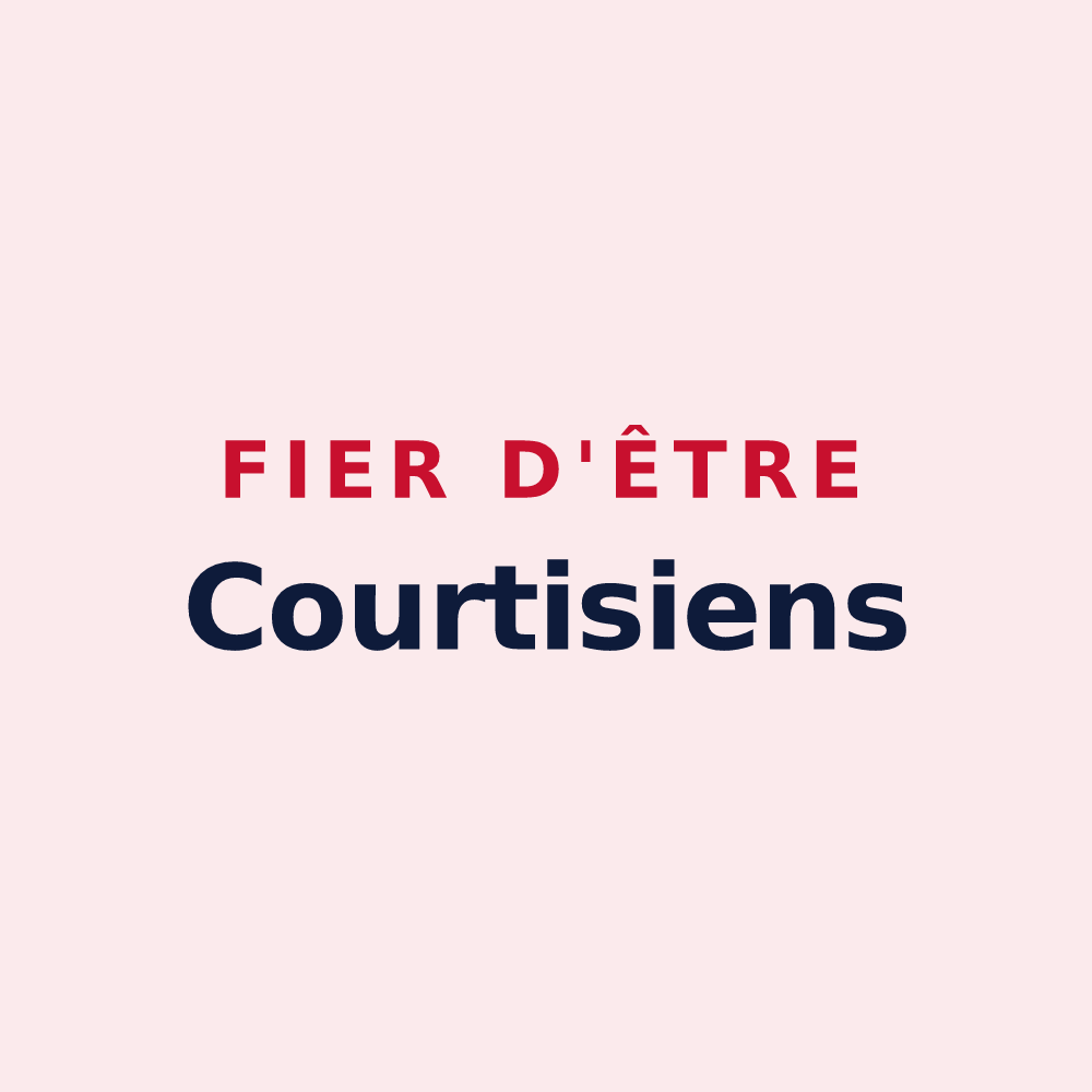 Magnet « Fier d'être Courtisiens » — design pour Courtisols