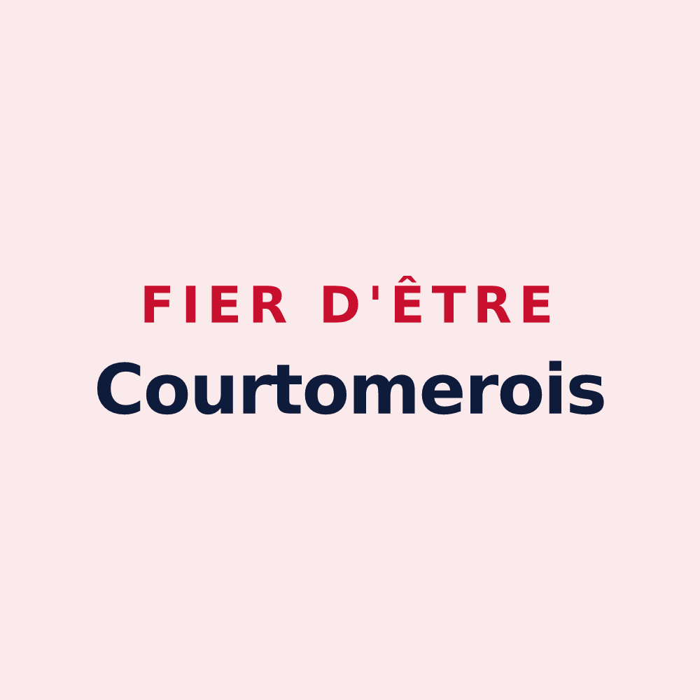 Magnet « Fier d'être Courtomerois » — design pour Courtomer
