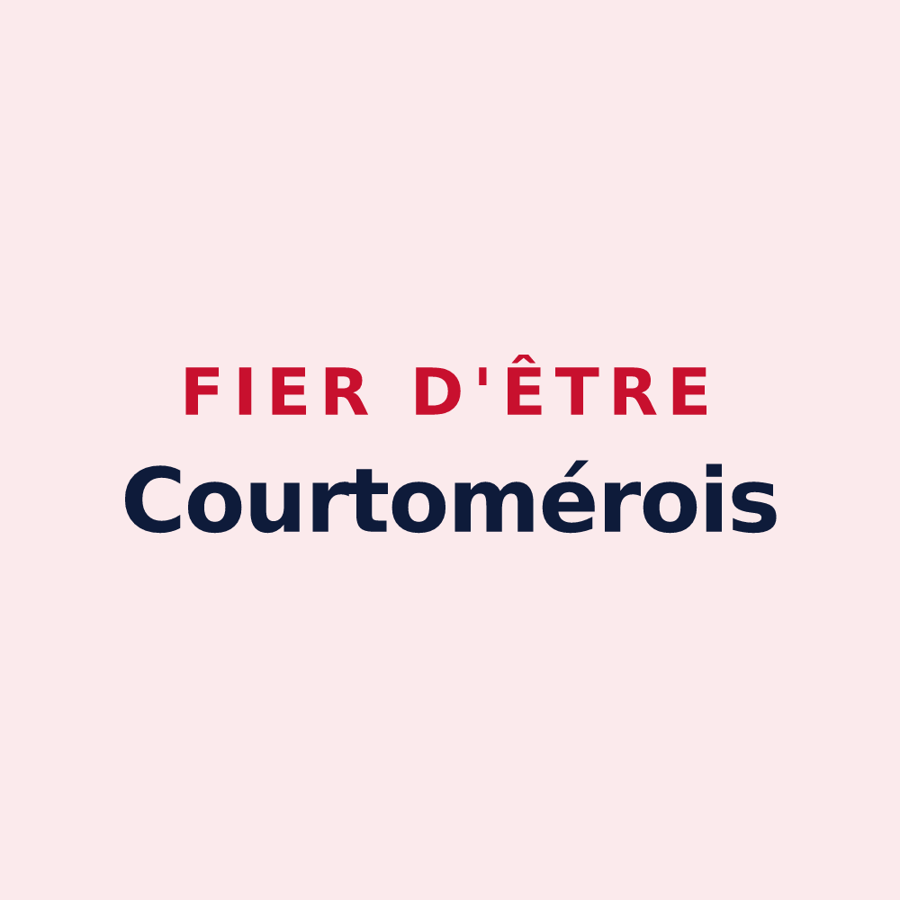 Magnet « Fier d'être Courtomérois » — design pour Courtomer