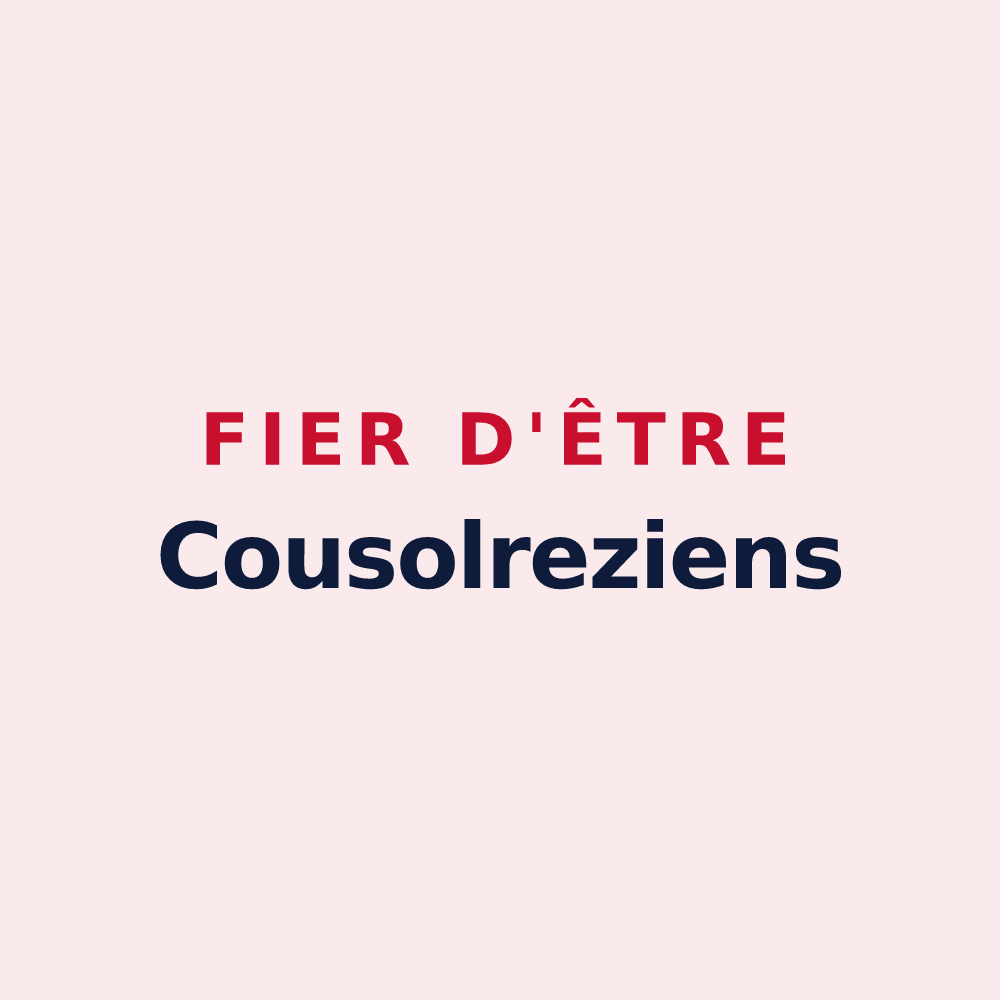 Magnet « Fier d'être Cousolreziens » — design pour Cousolre