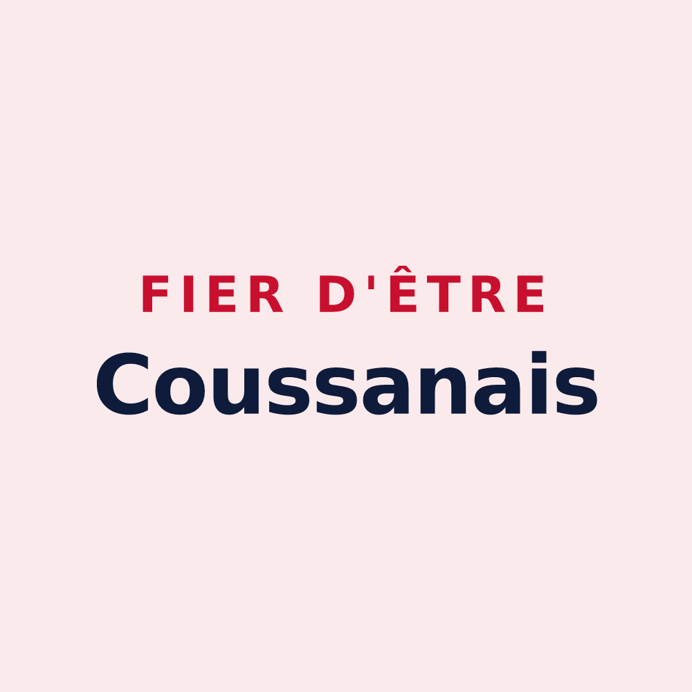 Magnet « Fier d'être Coussanais » — design pour Coussan