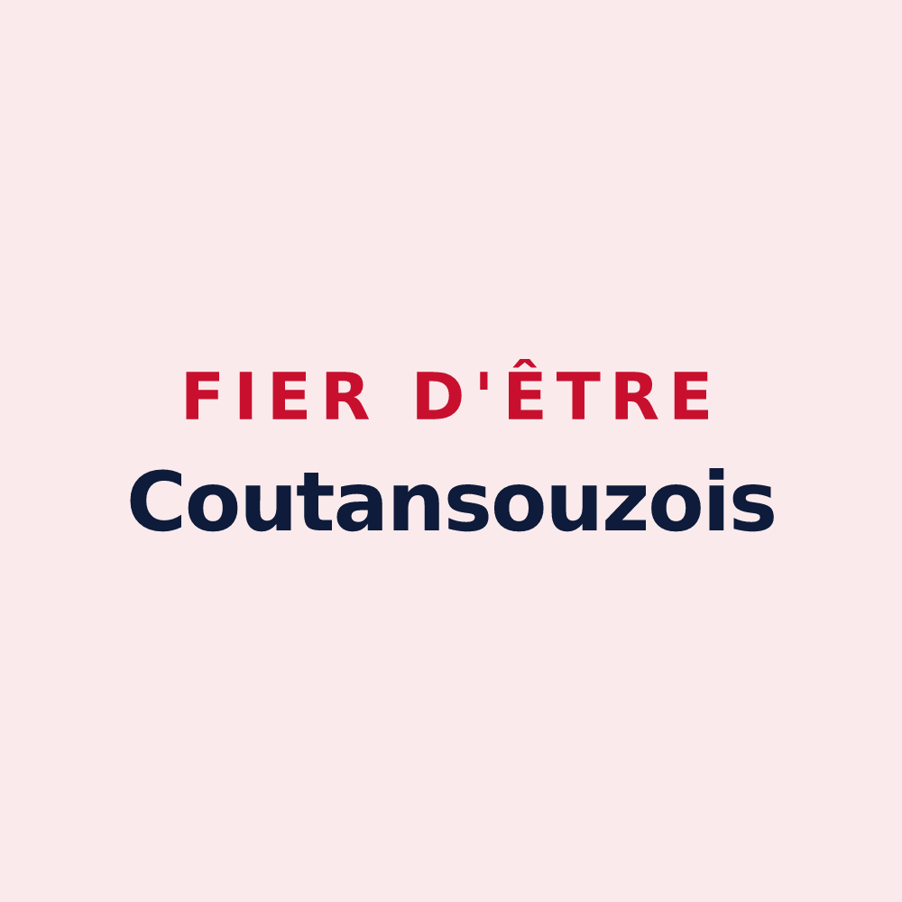 Magnet « Fier d'être Coutansouzois » — design pour Coutansouze