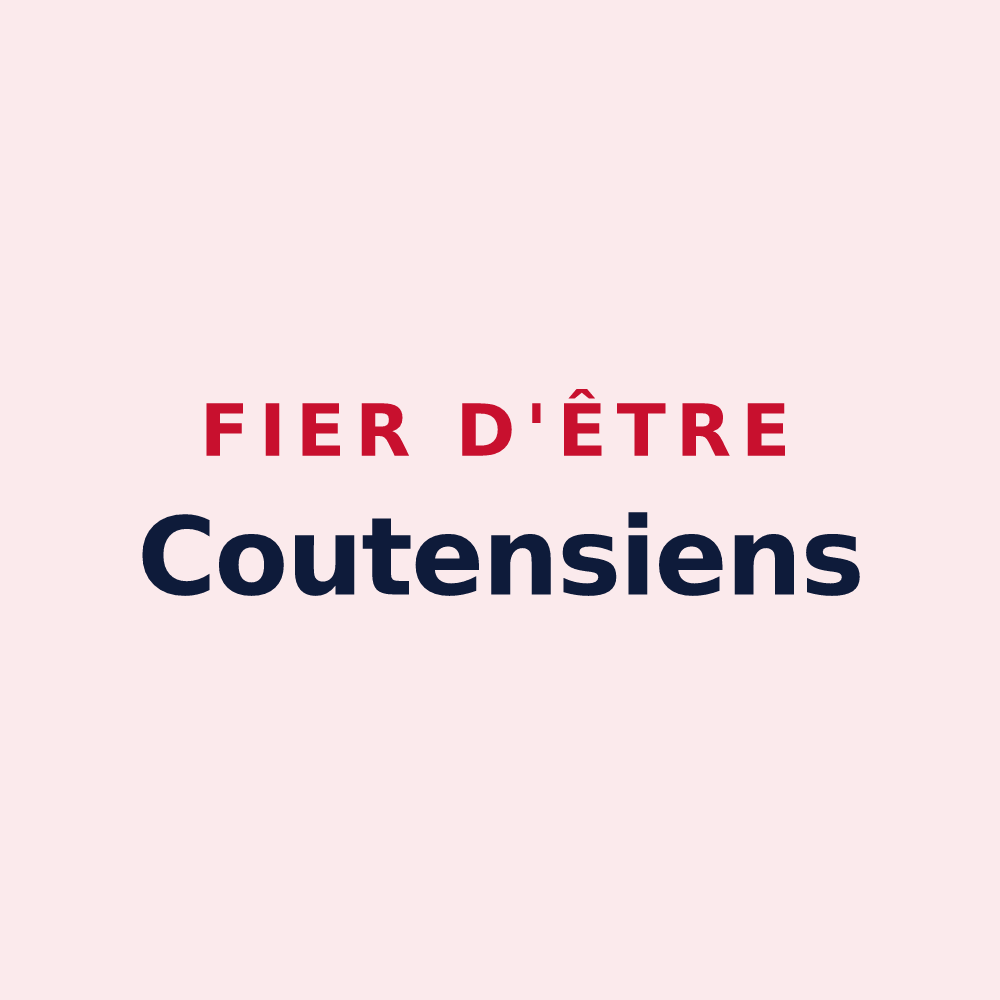 Magnet « Fier d'être Coutensiens » — design pour Coutens