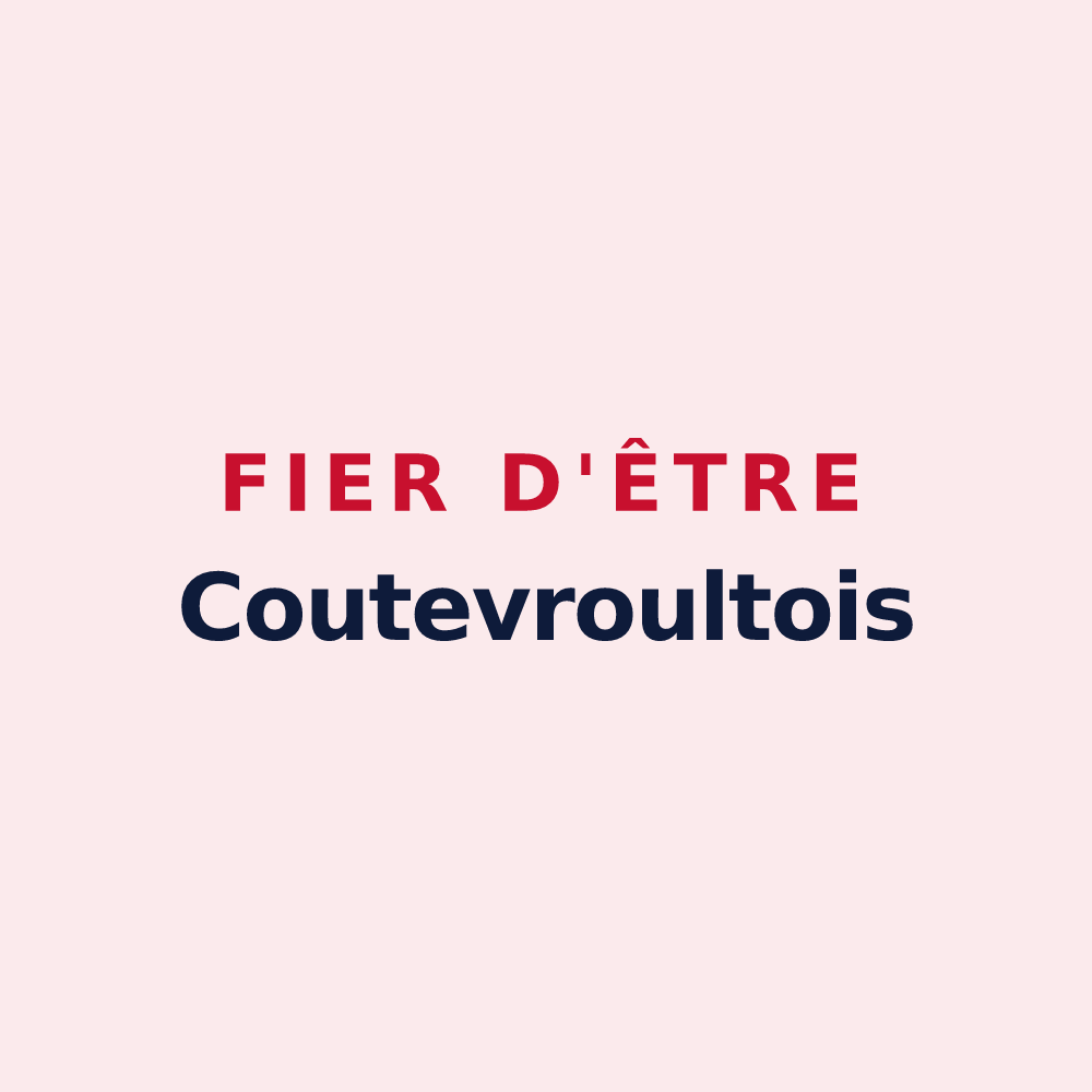 Magnet « Fier d'être Coutevroultois » — design pour Coutevroult